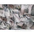 100% woven 60s viscose sateen digital printed fabric